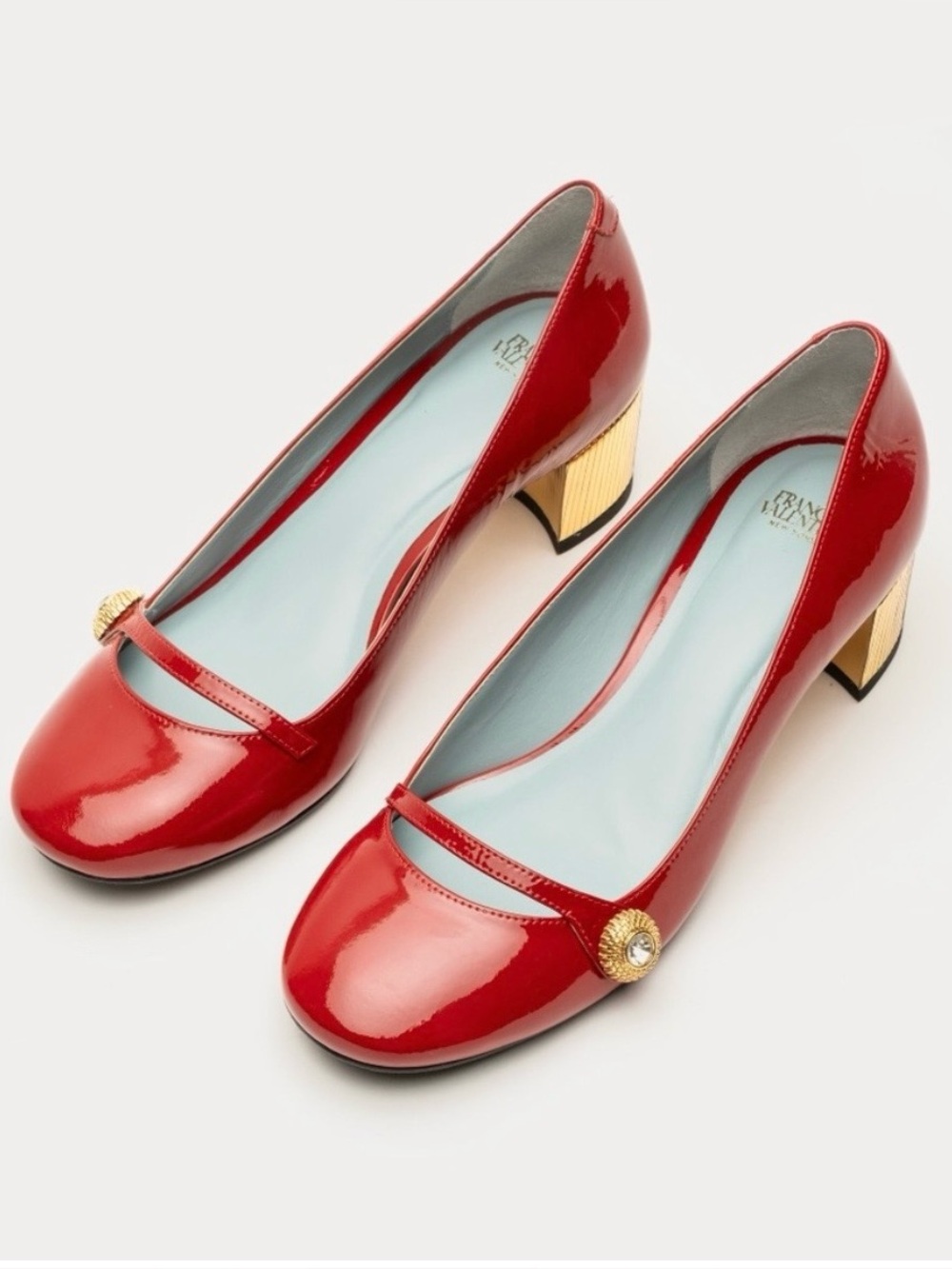 Frances Valentine Gaga Patent Leather Pumps - Size 9
